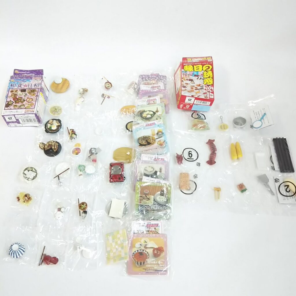 未使用 リーメント 食玩いろいろまとめて 和食日和/縁日の誘惑 ミニチュア 現状品
