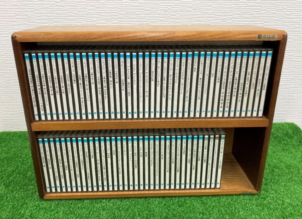 MARUZEN/丸善 森林楽 PHILIPS フィリップス クラシックCD セット 木製ラック付属 ベートンベン/バッハ等