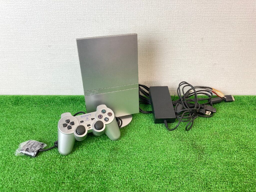 簡易通電動作確認済 PlayStation２ プレイステーション２ 本体 SCPH-75000 サテンシルバー 薄型 プレステ２