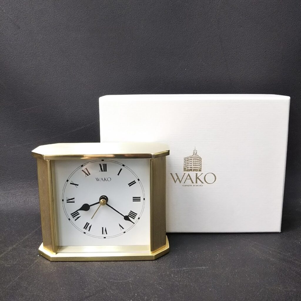 動作品 WAKO 置き時計 SHK024G 現状品
