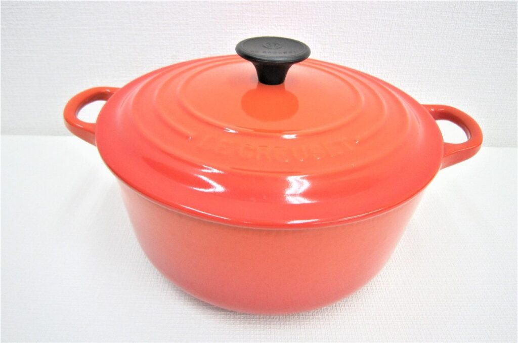 Le Creuset ル・クルーゼ 両手鍋 20cm チェリーレッド ココット ロンド 鋳物 ホーロー鍋