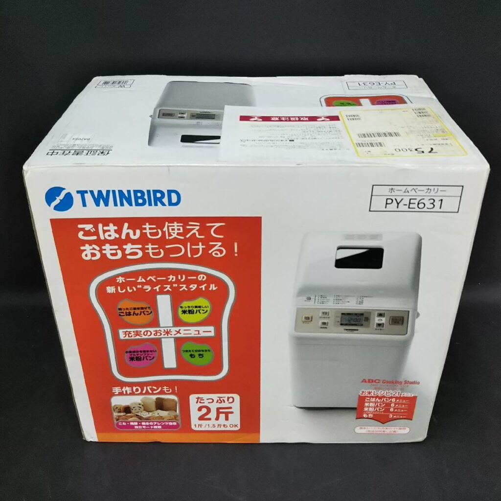 未使用 TWINBIRD ツインバード PY-E631 ホームベーカリー