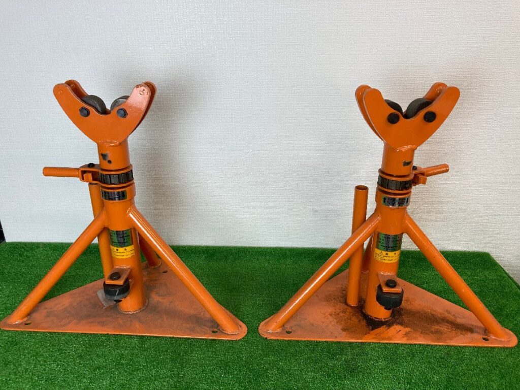 育良精機　ケーブルジャッキ　SJ-0680　耐荷重3トン　2個セット　配電　電設工事　ジャッキ