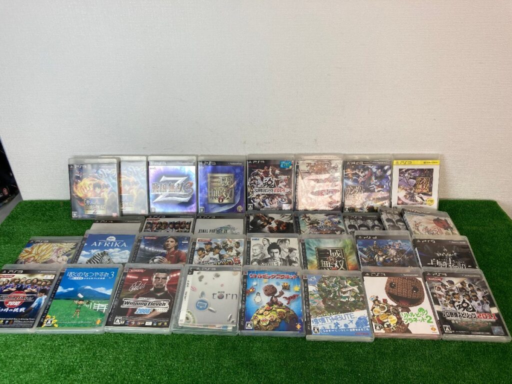 動作未確認　PS3　ソフト　まとめ売り　計34点　ぼくのなつやすみ3　龍が如く　ワンピース　三國無双　など　PlayStation３