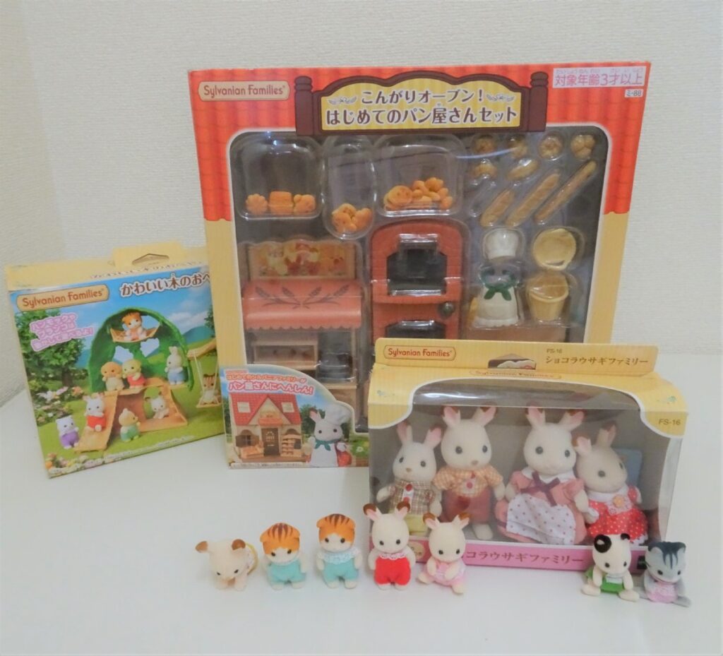 シルバニアファミリー セット かわいい木のおへや はじめてのパン屋さん ショコラウサギファミリー