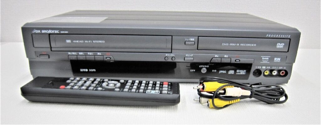 DX BROADREC ビデオ一体型DVDレコーダー DXR160V 2012年製 リモコン付