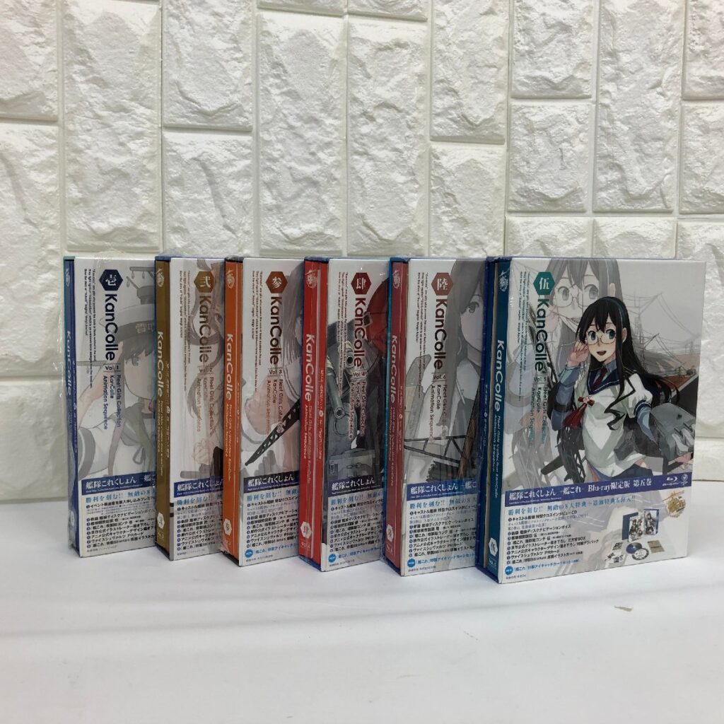 角川 艦隊これくしょん -艦これ- Blu-ray 限定版 Vol.1～Vol.6　アニメ 戦艦 吹雪 金剛 大和 島風 赤城 円盤