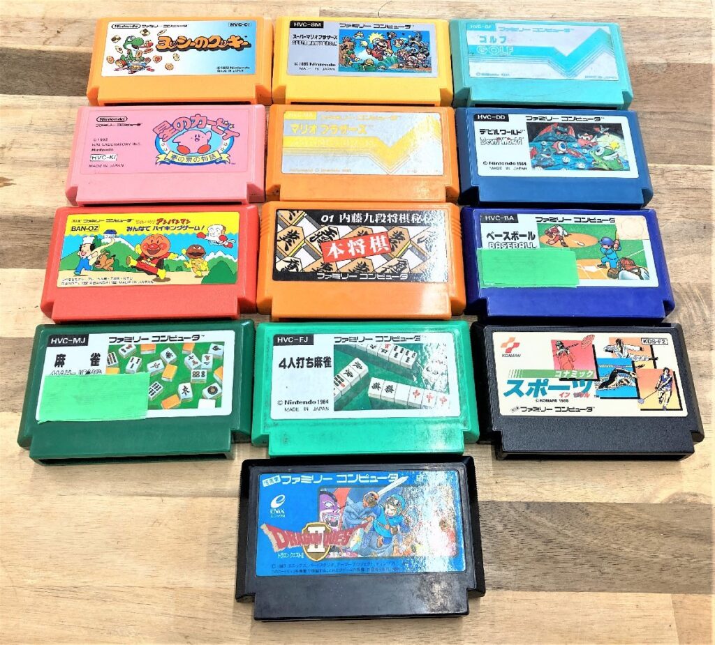 任天堂 ファミリーコンピューター ファミコンソフト ファミコンカセット まとめ売り ドラクエ マリオ カービィ