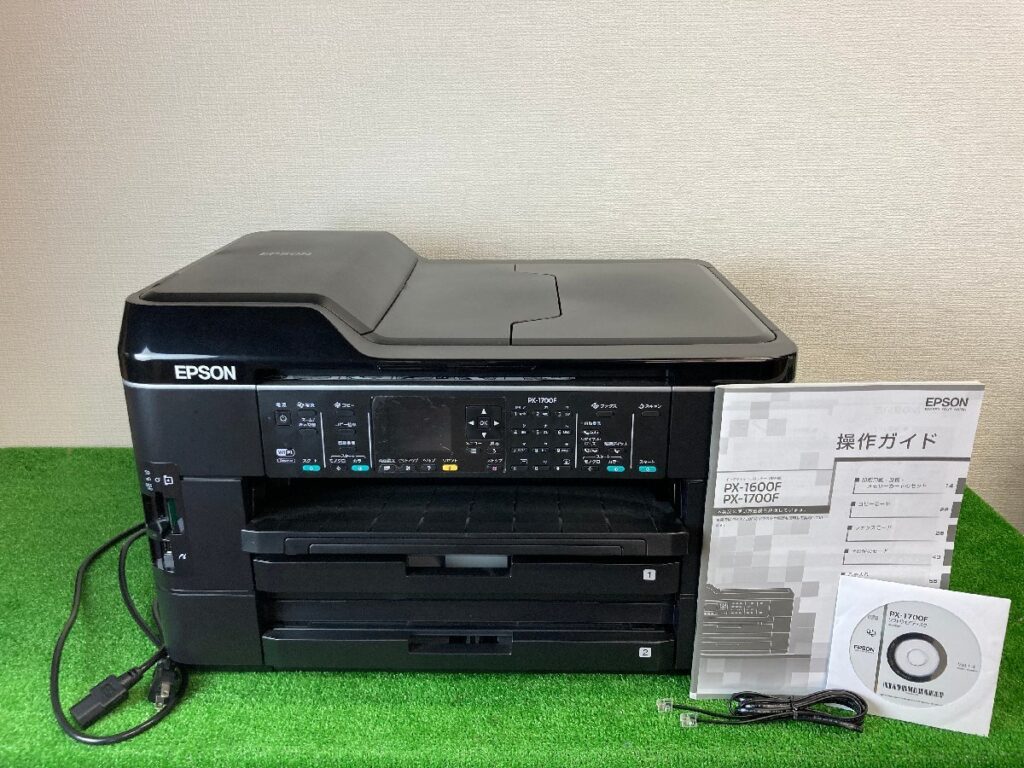 簡易通電動作確認済　EPSON　エプソン　PX-1700F　インクジェット　FAX　複合機　ビジネスプリンター　2014年製