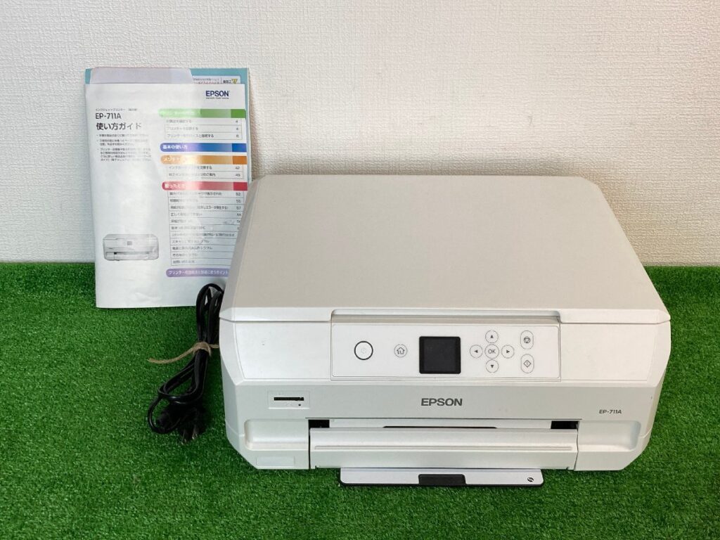 簡易通電動作確認済　EPSON　エプソン　EP-711A　カラリオ　インクジェット複合機　プリンター　2018年製