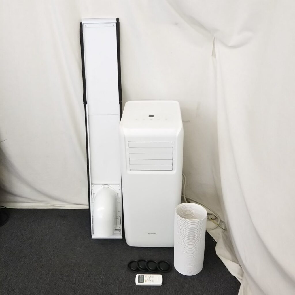 動作品 アイリスオーヤマ ポータブルクーラー 2.2kw IPA-2202G 現状品