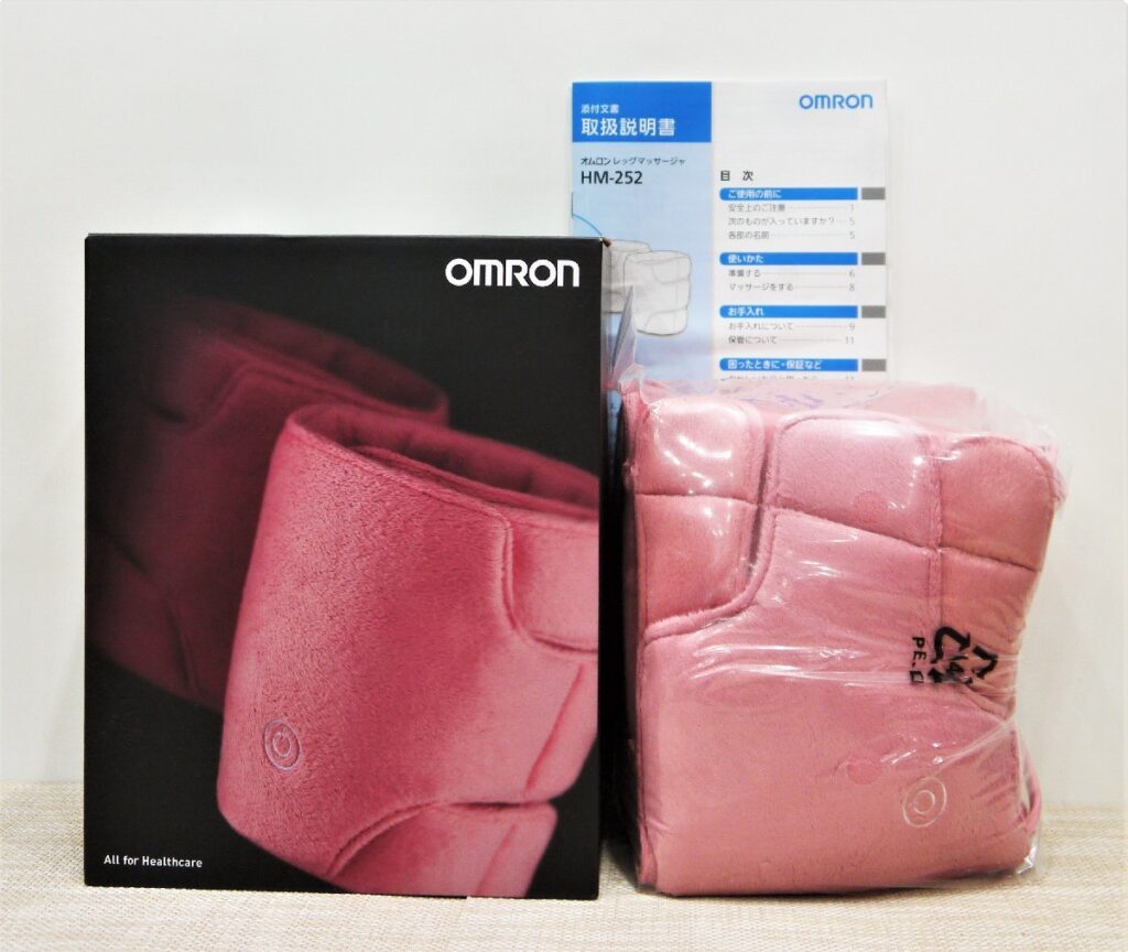 OMRON オムロン レッグマッサージャー ピンク HM-252-PK