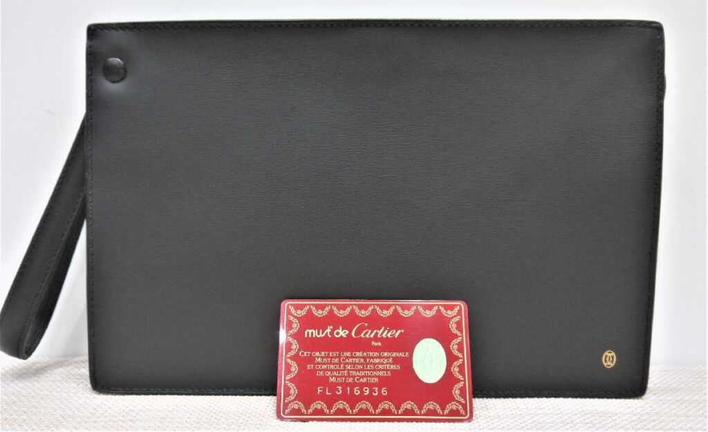 正規品 Cartier カルティエ パシャ レザー クラッチバッグ セカンドバッグ 手持ち鞄 メンズ レディース