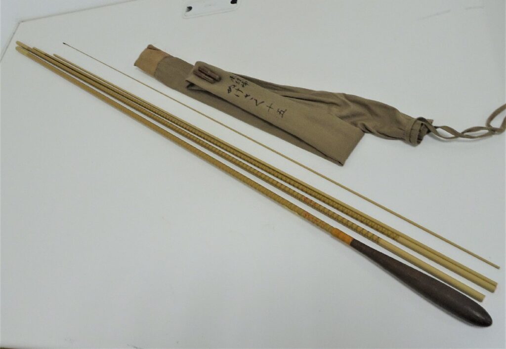 SHIMANO シマノ 朱紋峰 ぬけさく 15 十五 竿袋付き へら竿 ヘラブナ