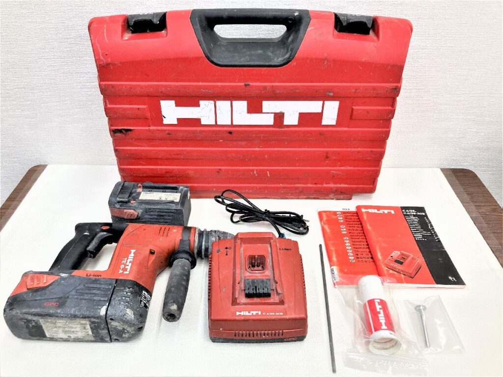 HILTI ヒルティ 充電式 ハンマードリル TE 6-A 電動工具 充電器 ケース付き