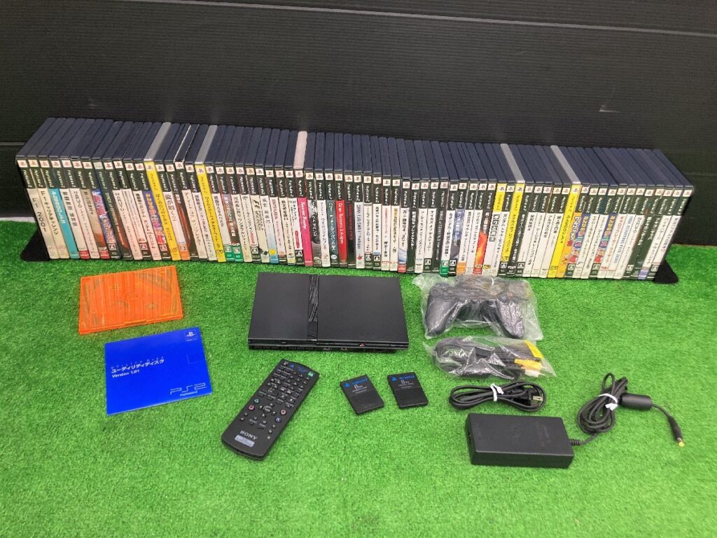 プレステ2 PS2 まとめ売り 本体×1 ソフト×70本 付属品一式 SONY PlayStation2