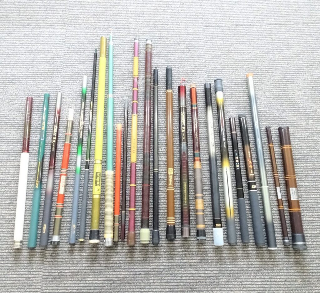 釣り道具 竿 23点まとめ 渓流 カーボン OLYMPIC DAIWA SZM