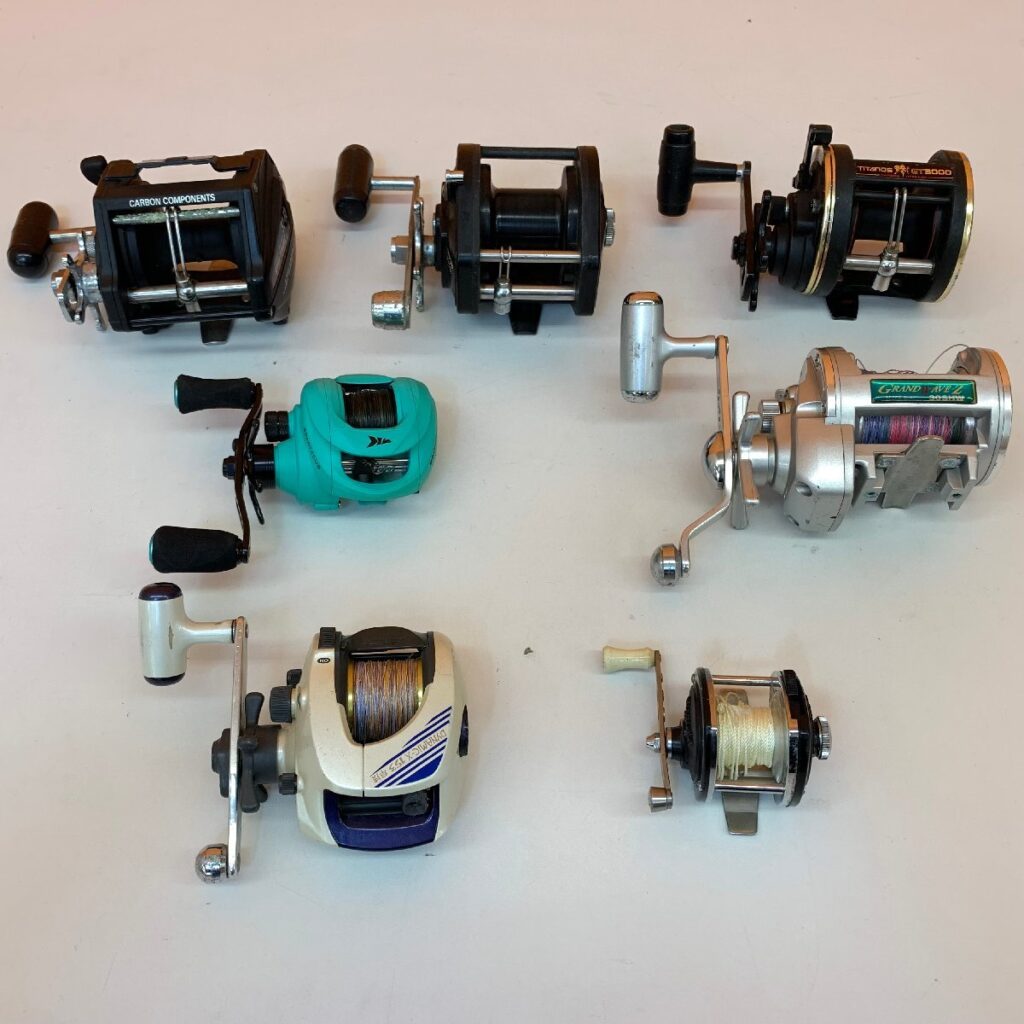 ベイトリール 7点セット シマノ ダイワ リョービ ST-60 30SHW ALERT 200L KASTKING 鯵 まとめ売り 大量