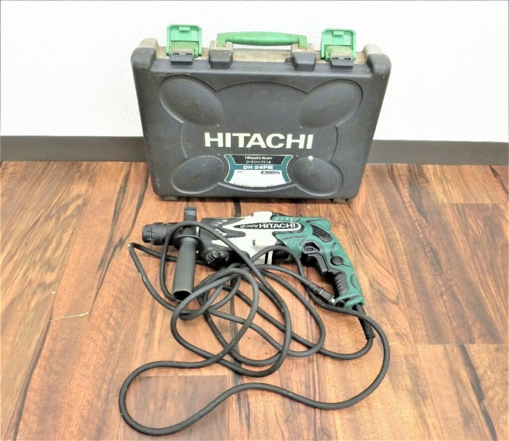 日立工機 24mm ロータリハンマドリル クイックリリース DH24PM ケース付き