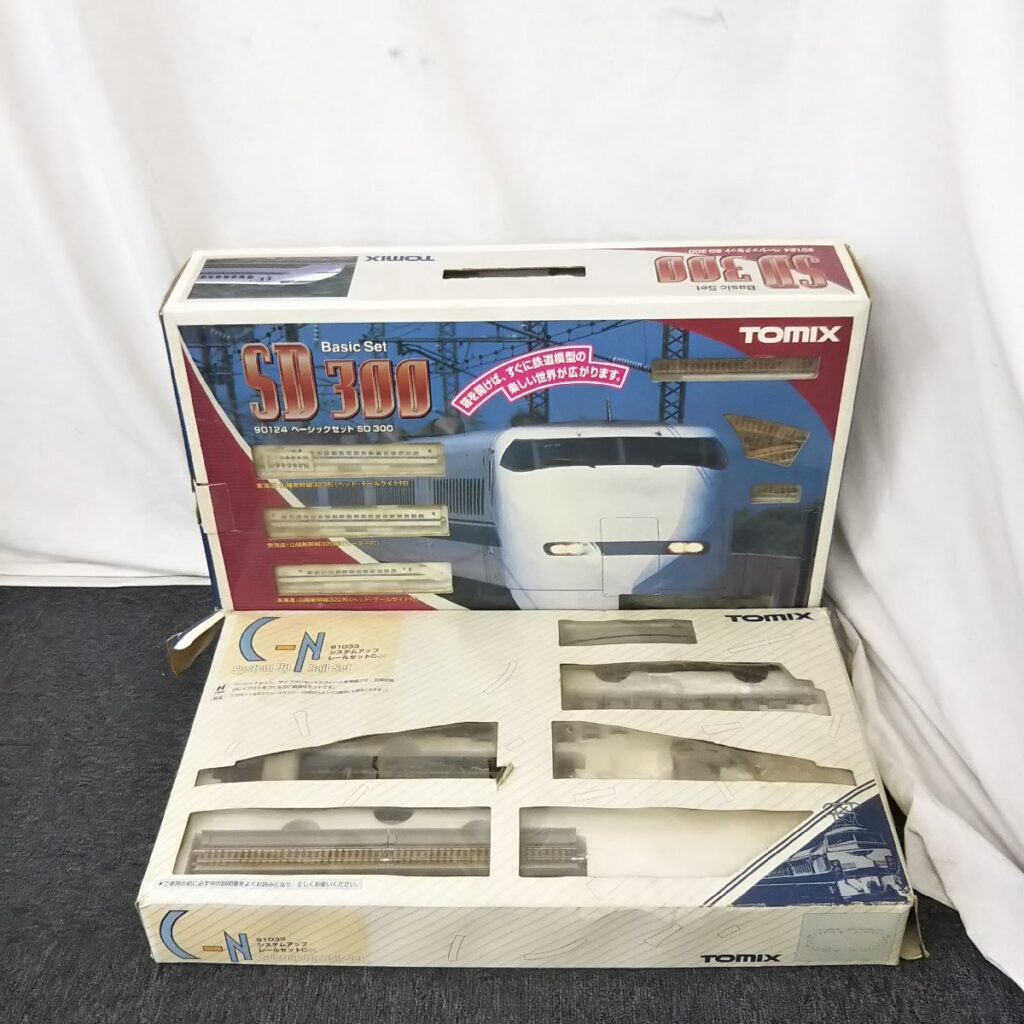 TOMIX トミックス 鉄道模型 90124/91033 ベーシックセット/システムアップレールセット 動作未確認 現状品
