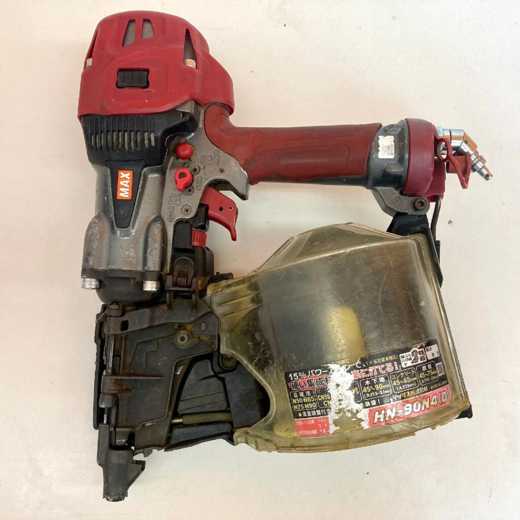 MAX マックス HN-90N4(D) 高圧コイルネイラ エア釘打機 90㎜ スーパーネイラ エアーツール エア工具