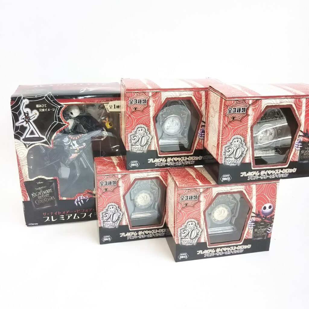 未使用 ザ・ナイトメアー・ビフォア・クリスマス フィギュア/置き時計 まとめて 現状品