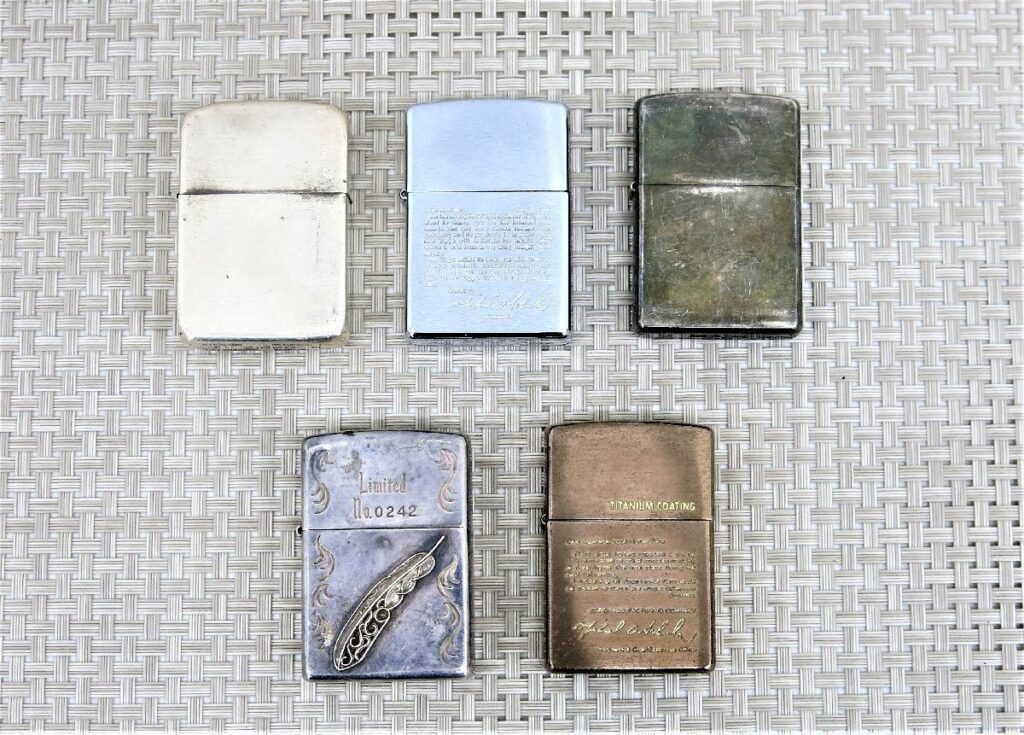 Zippo ジッポー ライター ５点セット ヴィンテージライター メンズ小物 喫煙グッズ コレクション
