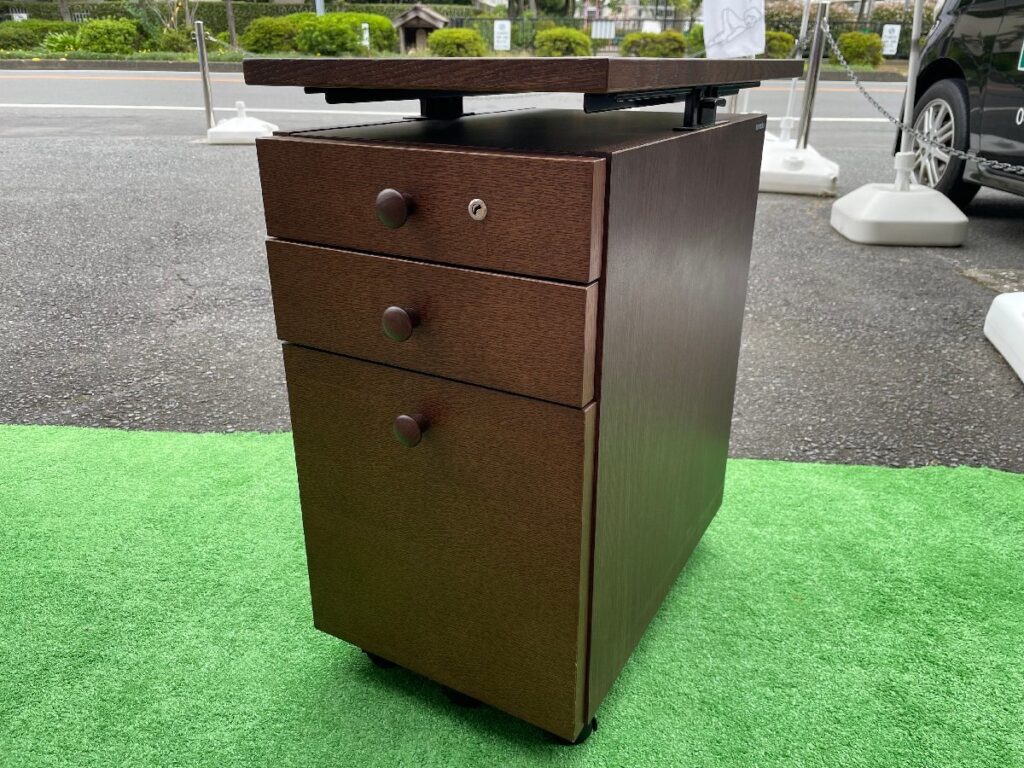 karimoku カリモク ワゴン デスクワゴン サイドワゴン キャスター付 天板昇降 SS0426MK 学習 家具 袖机 北欧 収納