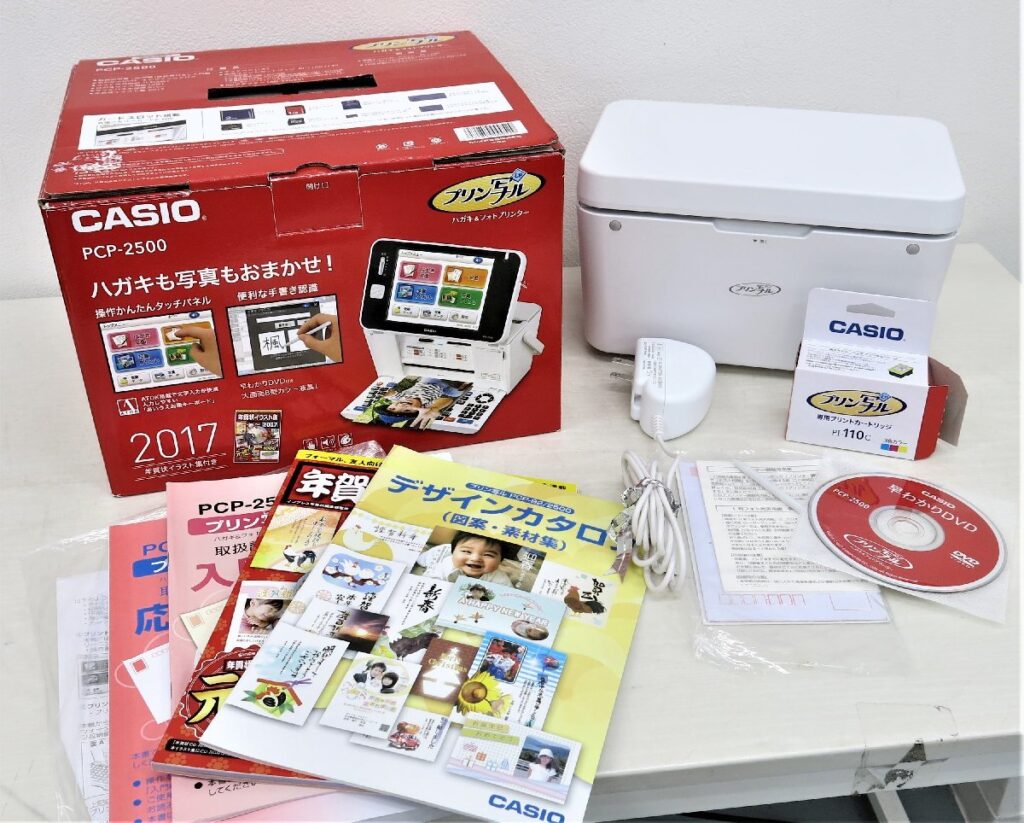CASIO カシオ プリン写ル はがきプリンター フォトプリンター 年賀状 PCP-2500 ホワイト