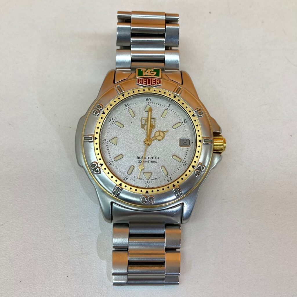 タグホイヤー TAG HEUER 4000シリーズ 695.706KA 腕時計 自動巻き メンズ 200M デイト シルバー 動作品