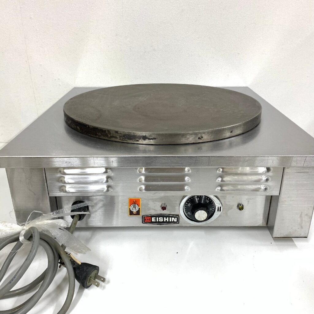 EISHIN エイシン クレープ焼き機 業務用厨房機器 クレープメーカー クレープ焼き台 電気クレープ焼き器 直径41㎝
