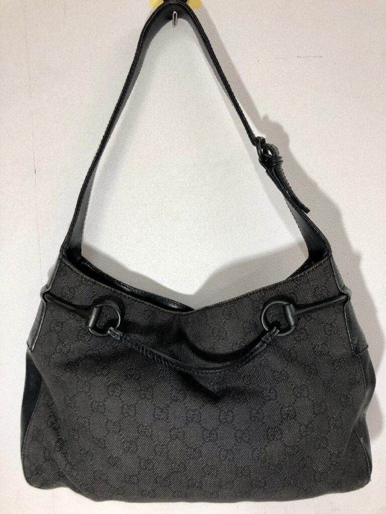 GUCCI グッチ 101975204990 モノグラム GGキャンバス ショルダーバッグ 肩掛けバッグ ブラック 黒 レディース