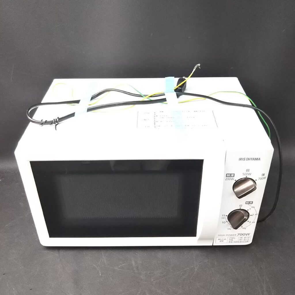 アイリスオーヤマ 電子レンジ IMB-T176-5-W 50Hz専用 2019年製 ターンテーブル 現状品