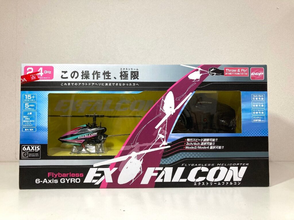 エクストリームファルコン ラジコン ラジオコントロール ヘリコプター FLYBARLESHELICOPTER 6-Axis GYRO ジャイロセンサー