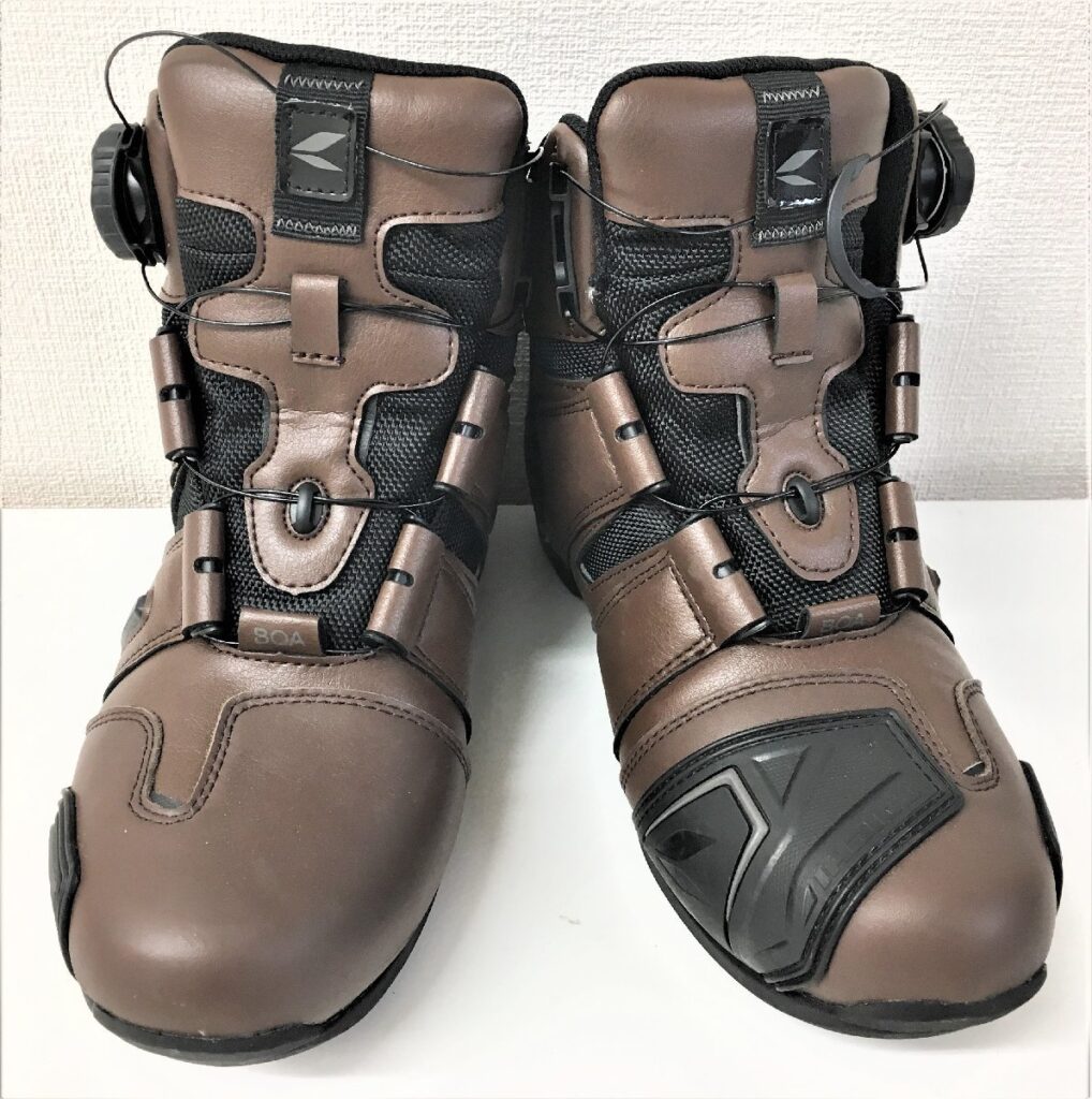 RS TAICHI ライディングブーツ DRYMASTER BOA ブラウン×ブラック 23㎝