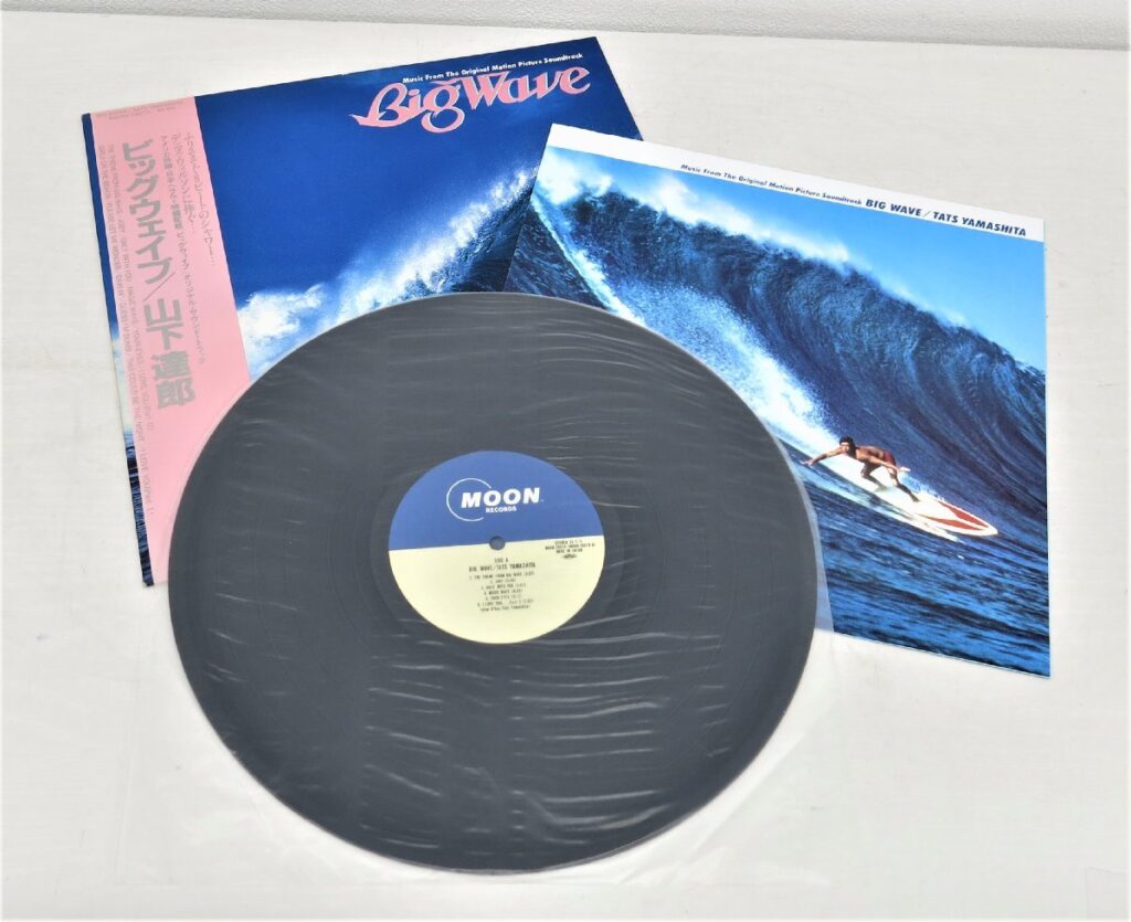 山下達郎 レコード ビックウェイブ BIGWAVEMOON 歌詞カード付属