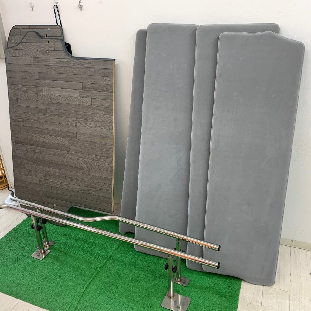 ハイエース 200系 ベッドキット & フロアボード フレーム グレー 荷台 木製 フロアマット