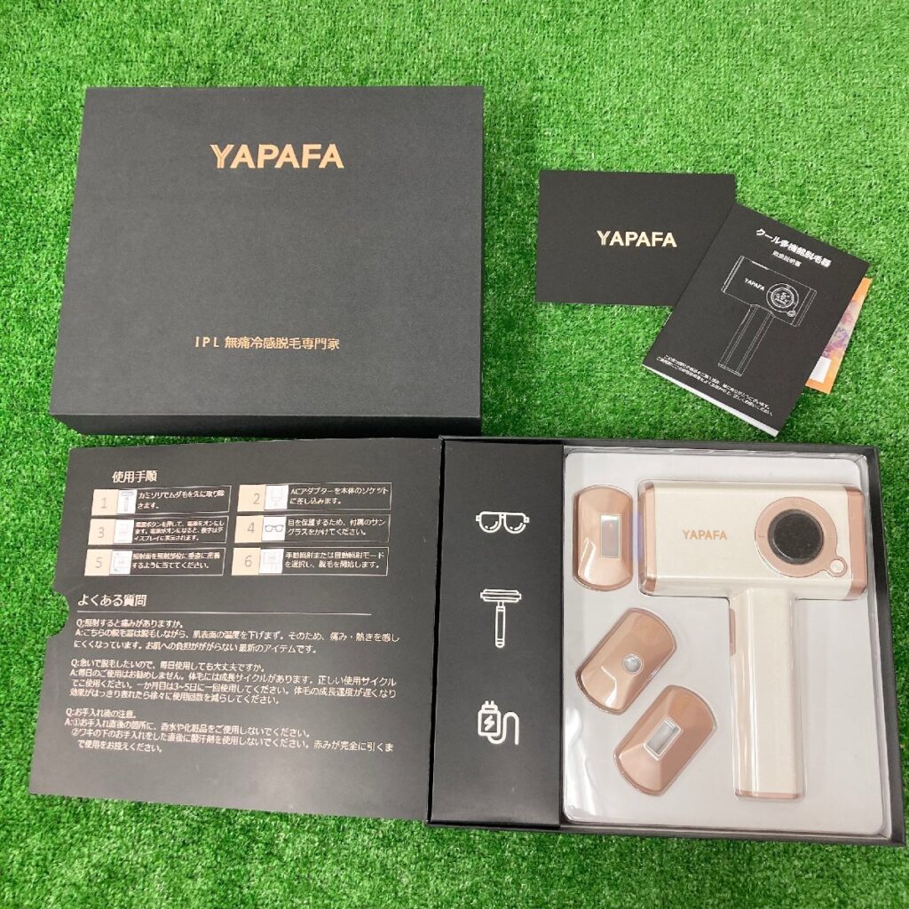 YAPAFA サファイア クール多機能脱毛器 冷感 光脱毛器 5段階 家庭用