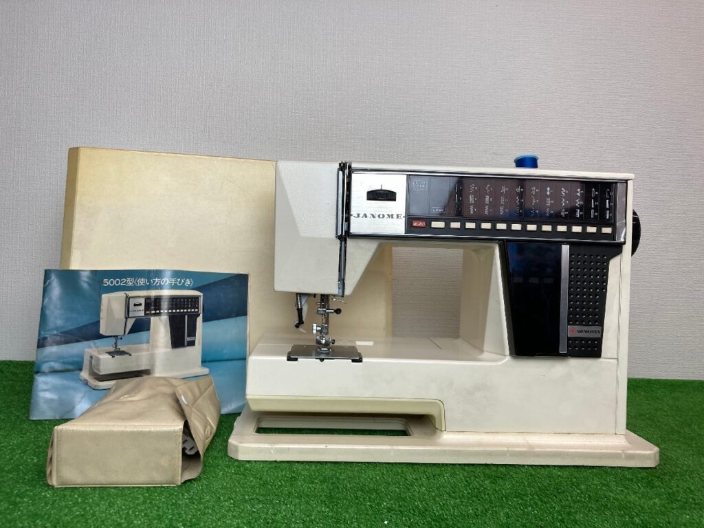 通電動作確認済み JANOME ジャノメ MEMORIA メモリア MODEL 5002 コンピューターミシン フットペダル ハンドクラフト 手工芸