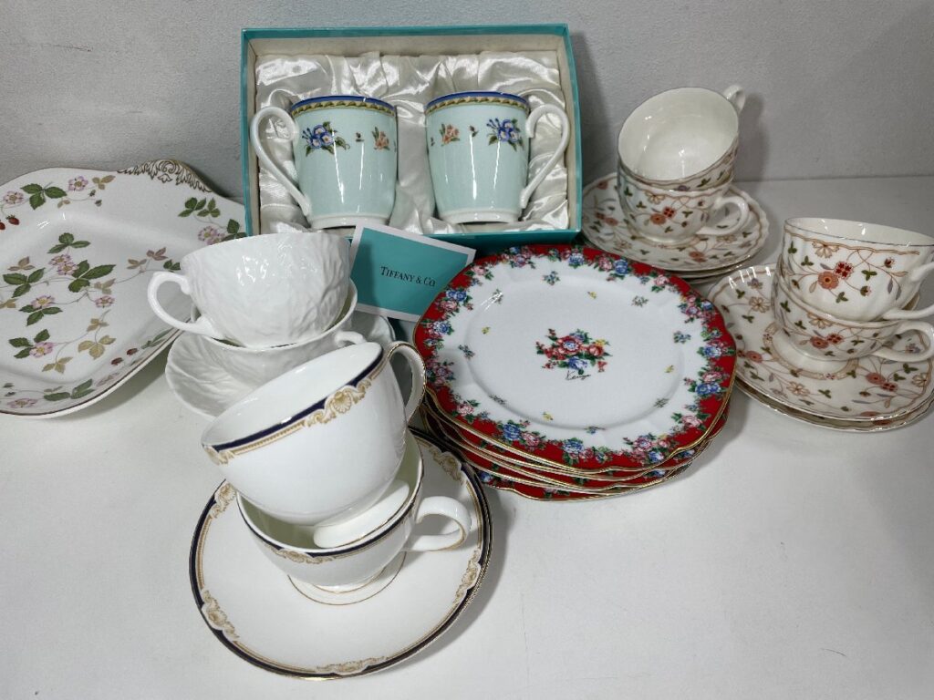 洋食器まとめ カップ＆ソーサー 9客 KENZO ケンゾー WEDGWOOD Tiffany＆co. ティファニー 大皿
