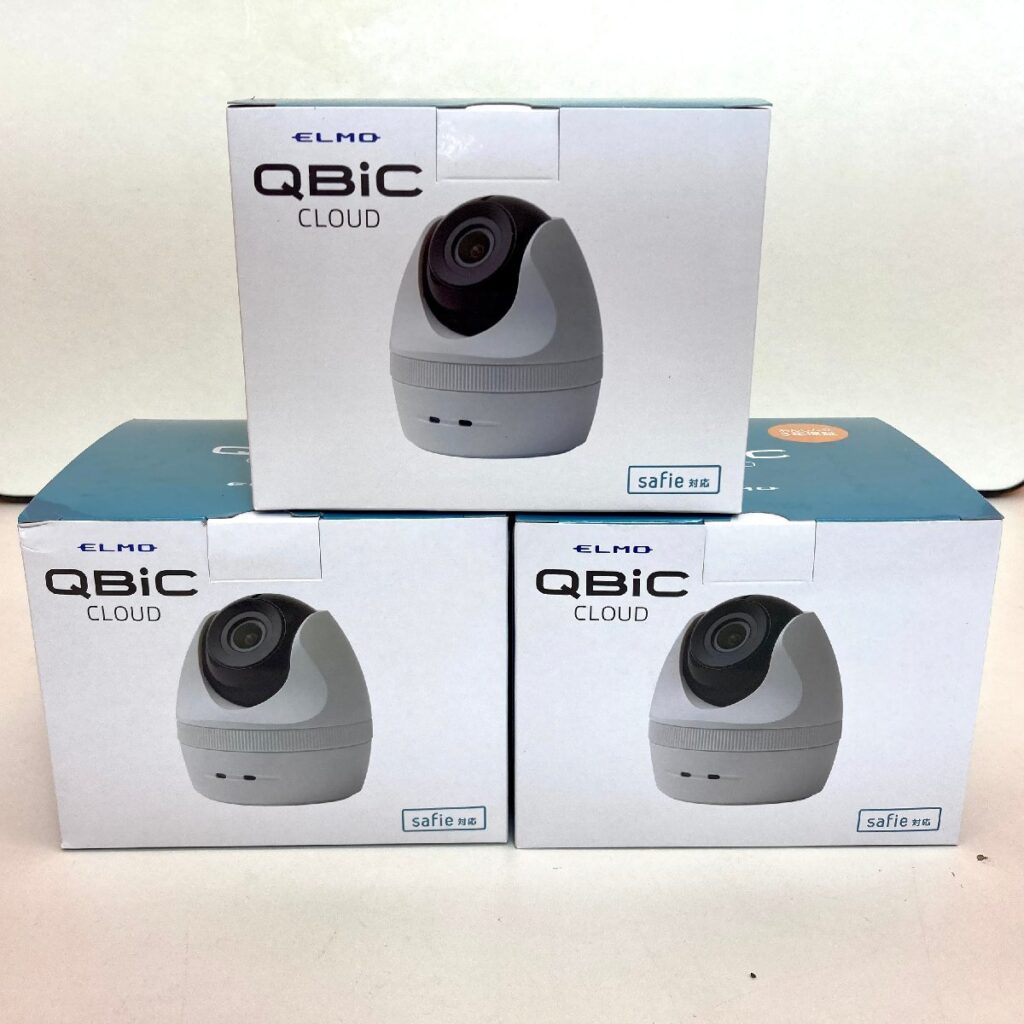 ELMO QBiC CLOUD CC-2L クラウド 録画カメラ 監視カメラ 防犯カメラ 3台 屋内用 見守り