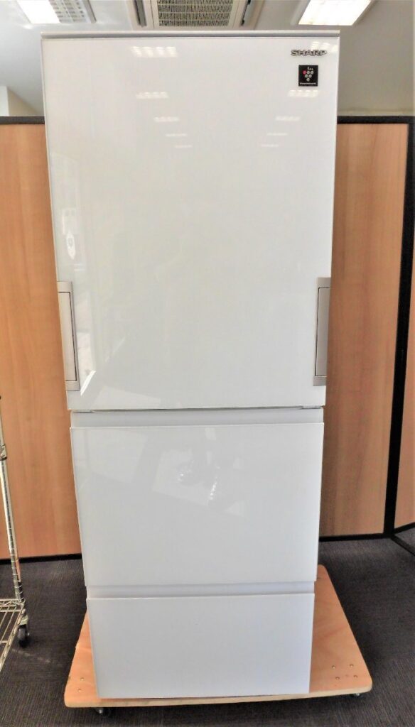 SHARP シャープ SJ-GW35G-W 3ドア プラズマクラスター ノンフロン冷凍冷蔵庫 350L 2021年製