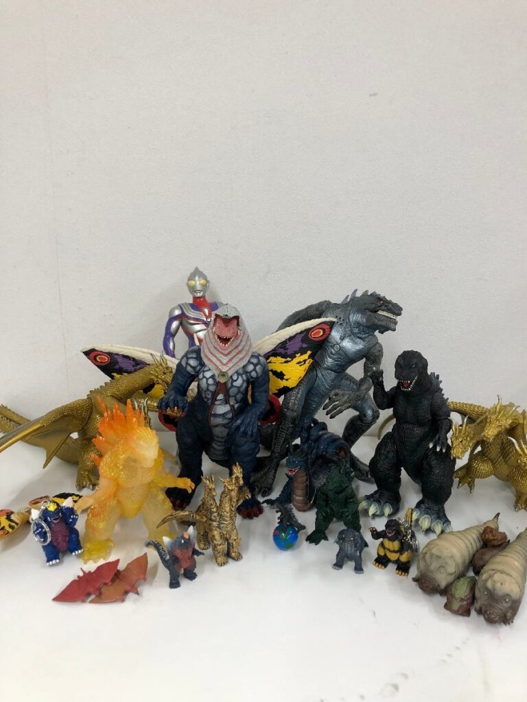 ゴジラ ウルトラマン モスラ キングギドラ ゴルザ 怪獣 特撮 東宝 邦画 レトロ ヴィンテー BANDAI ソフビ フィギュア