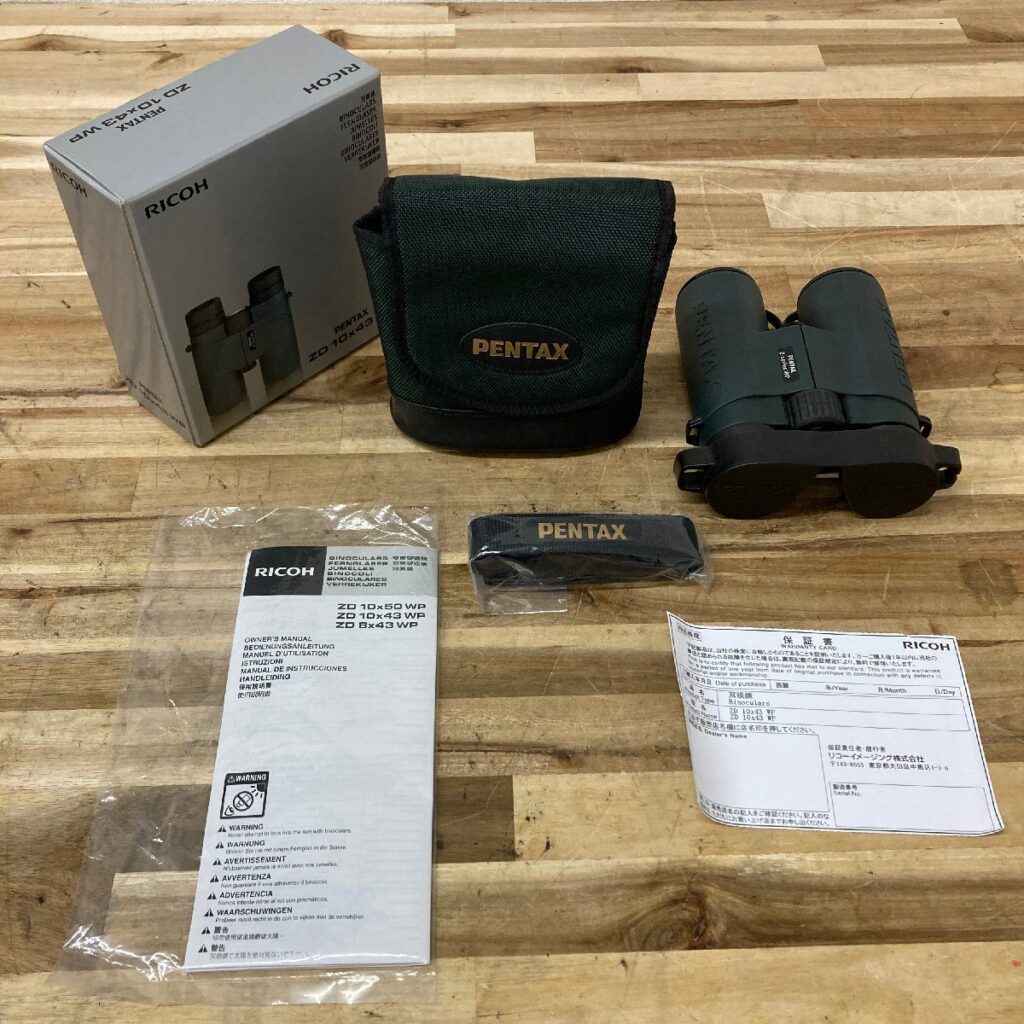 PENTAX ペンタックス ZD 10×43 WP 10倍 有効径43mm 双眼鏡 Z-series WP