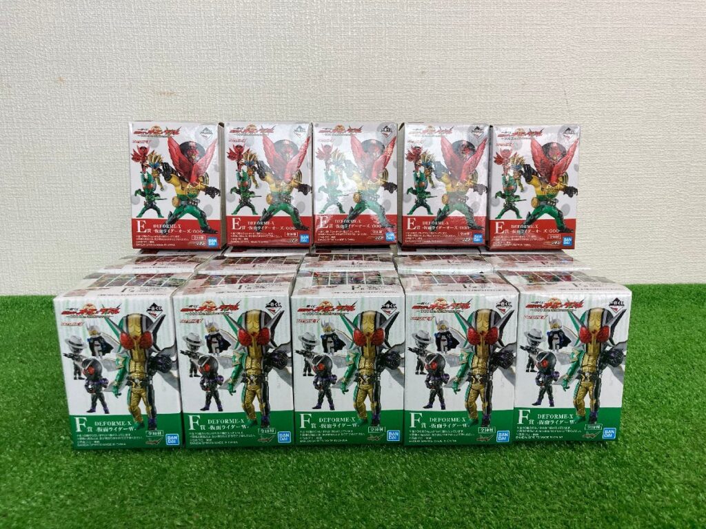 一番くじ 仮面ライダー オーズ＆ダブル OOO 10th Anniversary E賞 F賞 全種類 まとめ売り 計20箱 フィギュア 特