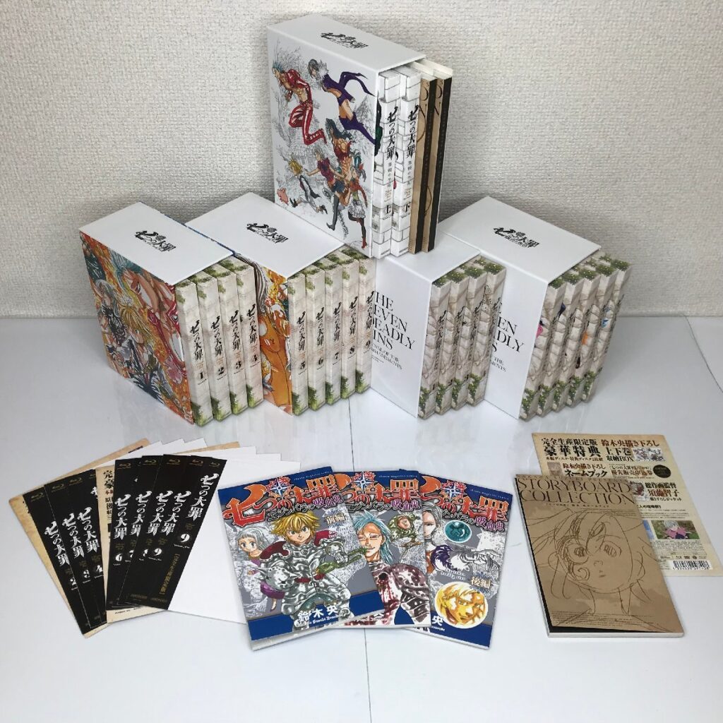 七つの大罪 完全生産限定版 Blu-ray BOX セット　戒めの復活 Vol.1～9 聖戦の予兆 Vol.上,下 エジンバラの吸血鬼