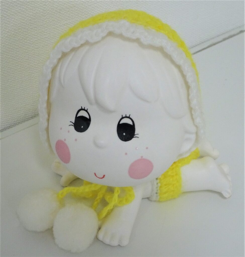 陶器赤ちゃん人形 Midori BY FUJIKA わたなべ緑 昭和レトロ