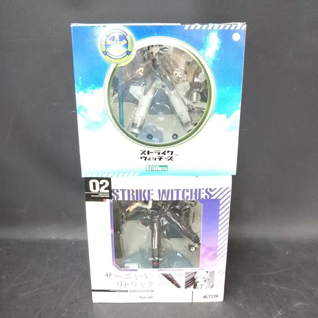 未開封 ストライクウィッチーズ フィギュア2点セット ゲルトルート・バルクホルン/サーニャ・V・リトヴャク 現状品