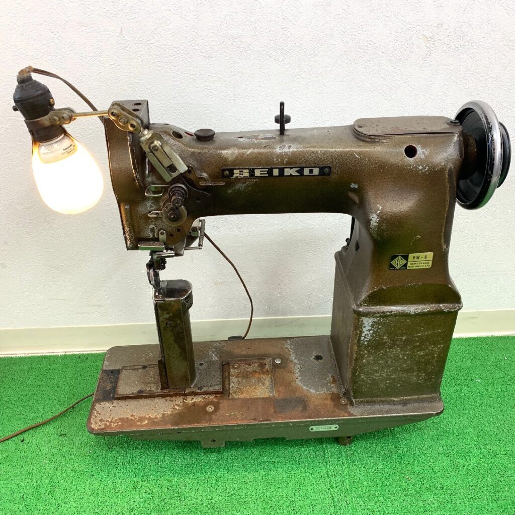SEIKO/セイコー ポストミシン PW-6 靴製作 レザークラフト 工業用ミシン アンティーク ミシン ヘッドのみ