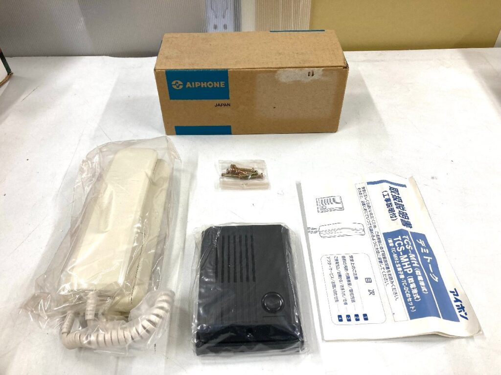 AIPHONE TCS‐MH 子機 デミトーク アイホン 乾電池式 インターホン 親機 玄関子機 ドアホン ドアホンセット 未使用品